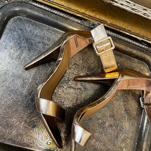 Gold rose gold Heels NEW